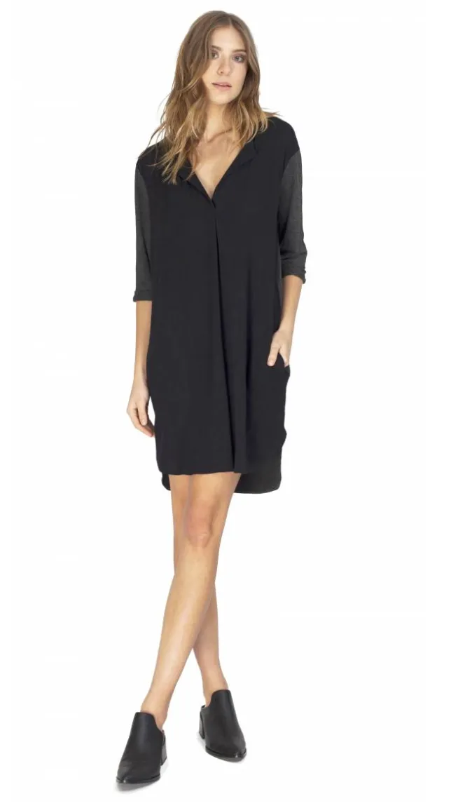 Gentle Fawn Taye Dress | Charcoal & Black