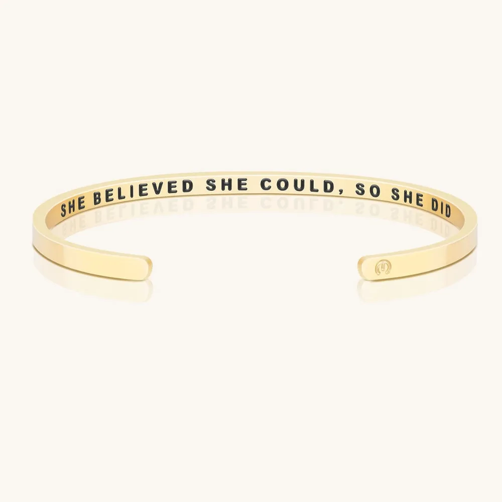 She Believed She Could, So She Did (within)