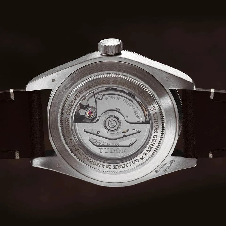 TUDOR Black Bay 58 925 39mm Silver Case, Taupe Dial, Fabric Strap (M79010SG-0002)